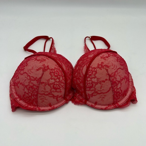 Victoria ‘s Secret VERY SEXY PUSH-UP/ PIGEONNANT Bra Size 32D - Picture 15 of 16
